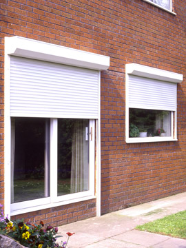 Home security shutters
